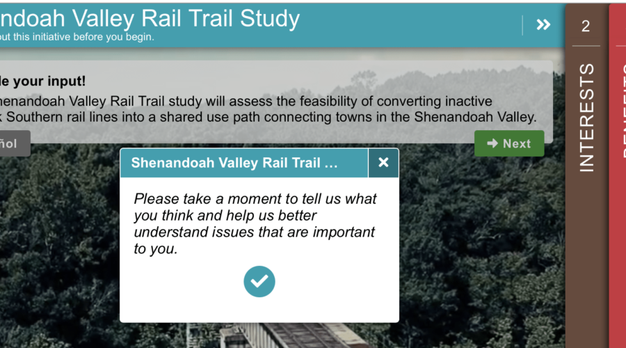 What do you think? A Shenandoah Valley Rail Trail?