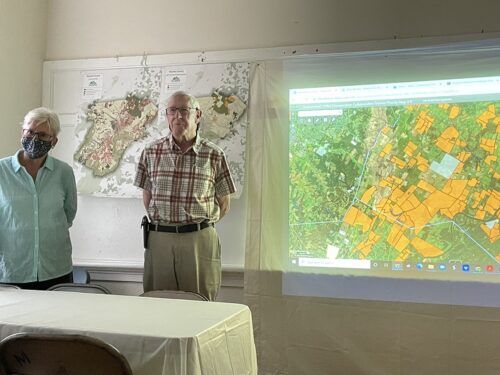 Browntown residents learned how land protection is a great tool to protect family farms and improve water quality. 