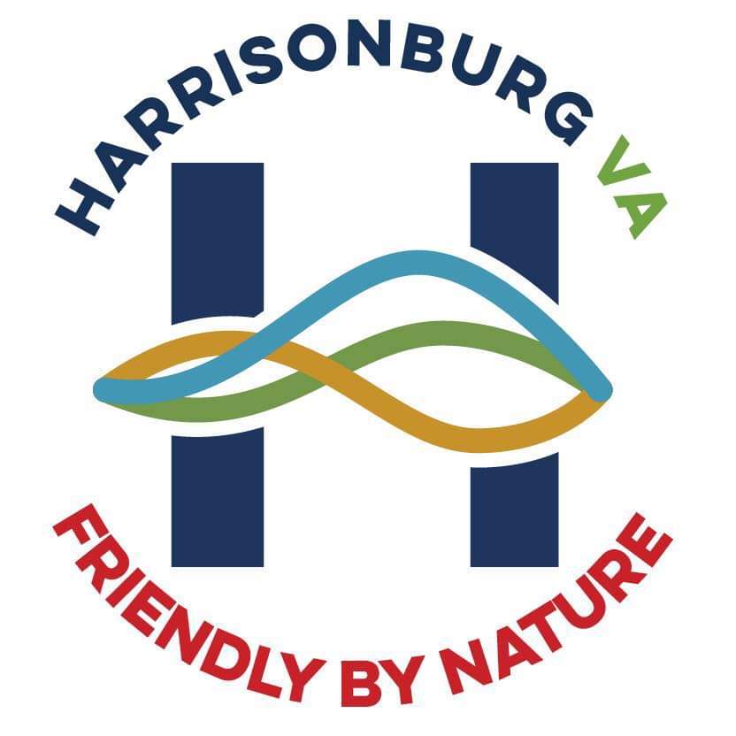 City of Harrisonburg, Virginia logo - Friendly By Nature tagline